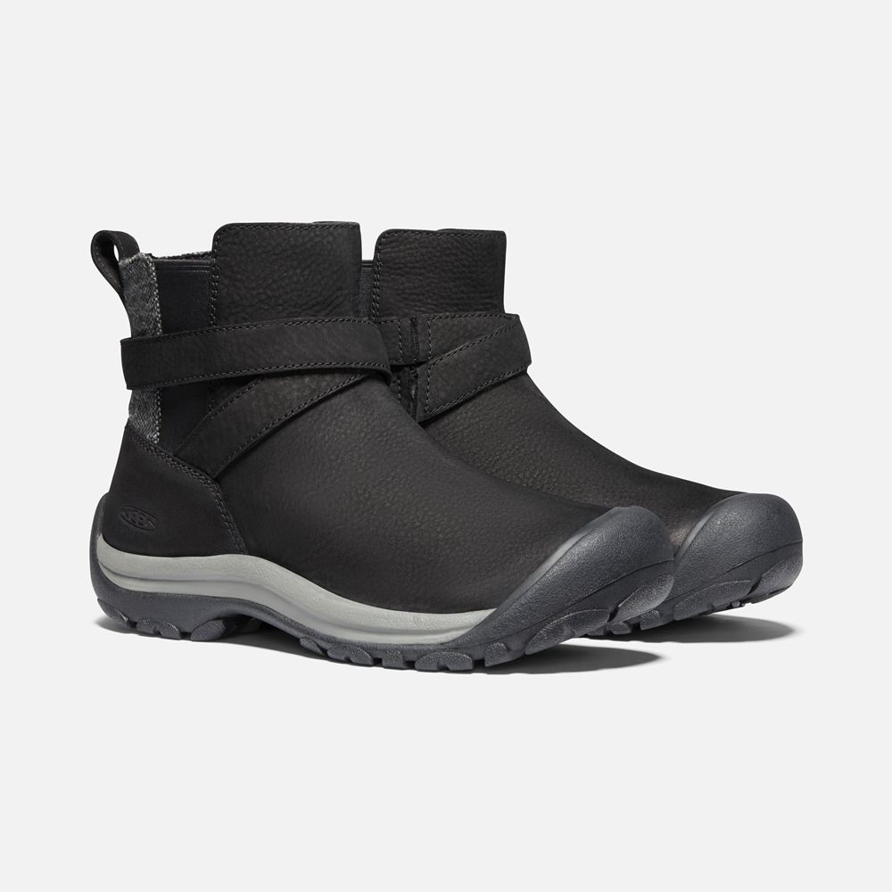 Keen Vinterkängor Dam Svarta/Grå - Kaci Ii Pull On - 503294NZD